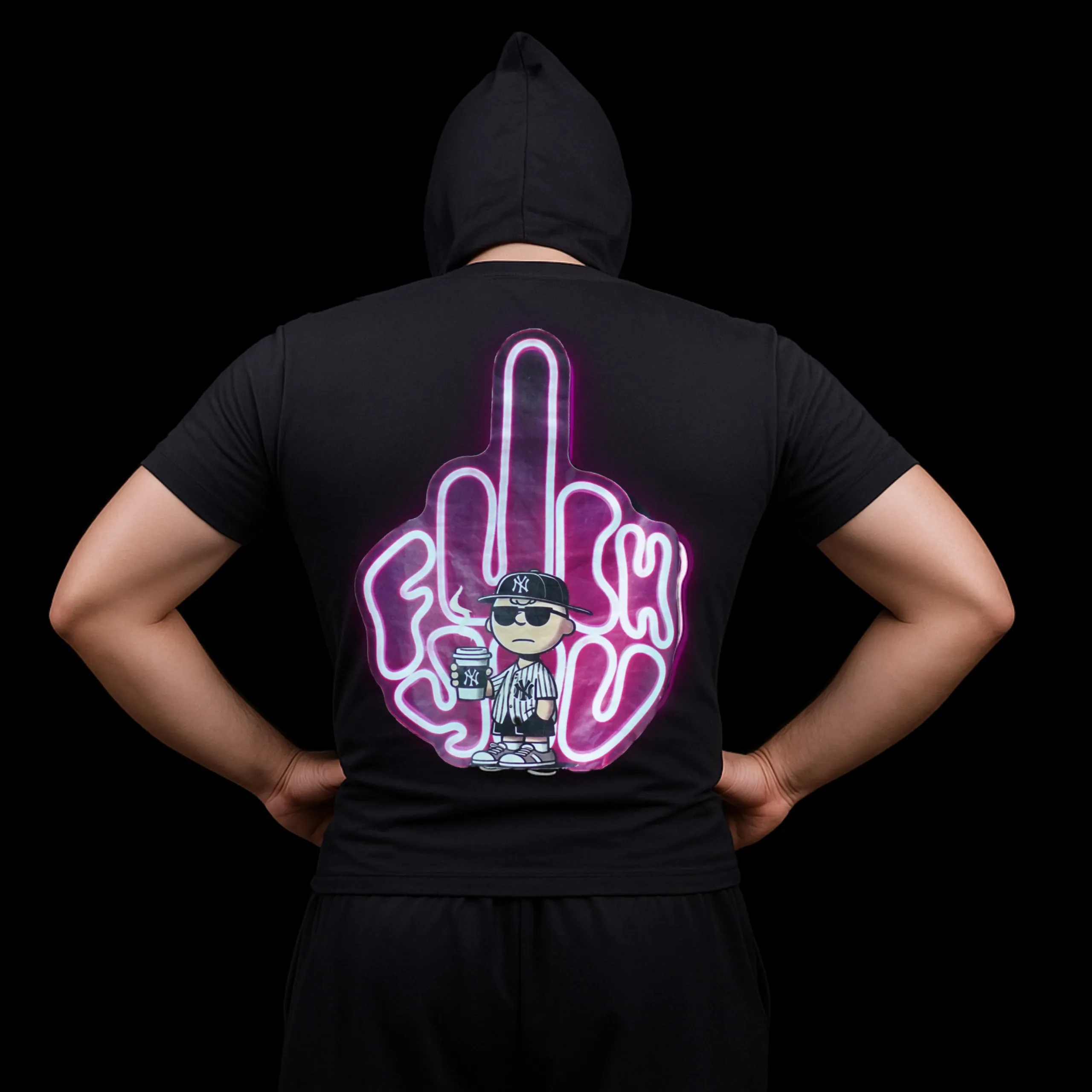 Valhalla “Street Rebel” Graphic T-Shirt – Black Edition - Image 2