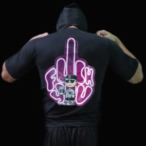 Valhalla “Street Rebel” Graphic T-Shirt – Black Edition