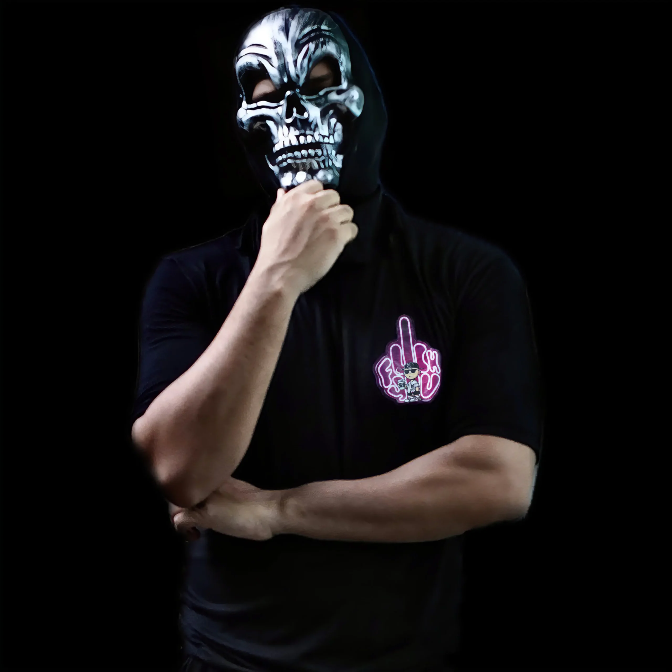 Valhalla “Street Rebel” Graphic T-Shirt – Black Edition - Image 3